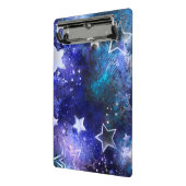Ruimte-achtergrond met sterren mini klembord (Angled2)