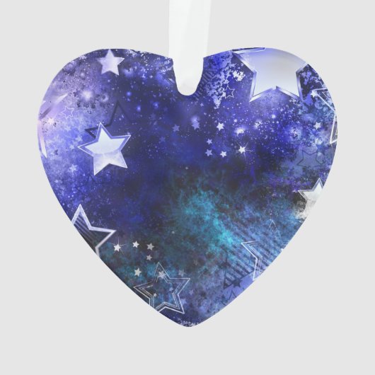 Ruimte-achtergrond met sterren ornament (achterkant)