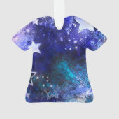 Ruimte-achtergrond met sterren ornament (achterkant)