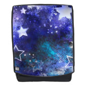 Ruimte-achtergrond met sterren rugtassen (Voorkant)