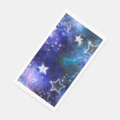 Ruimte-achtergrond met sterren servet (Hoek)
