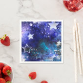 Ruimte-achtergrond met sterren servet (Insitu)