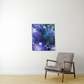 Ruimte-achtergrond met sterren wandkleed (In situ)