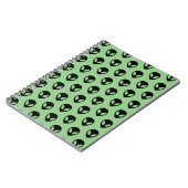 Ruimte Alien Groene Buitenaardse Aliens Notitieboe Notitieboek (Linkerzijde)