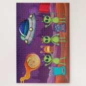Ruimte Alien Invasie Puzzel (Verticaal)