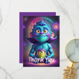 Ruimte Alien & Vriend Bedankkaart