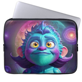 Ruimte Alien & Vriend Laptop Sleeve