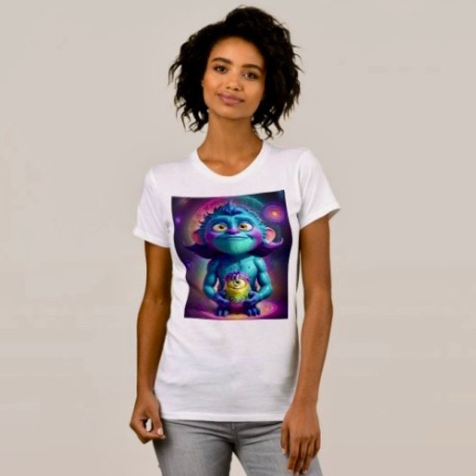 Ruimte Alien & Vriend T-shirt