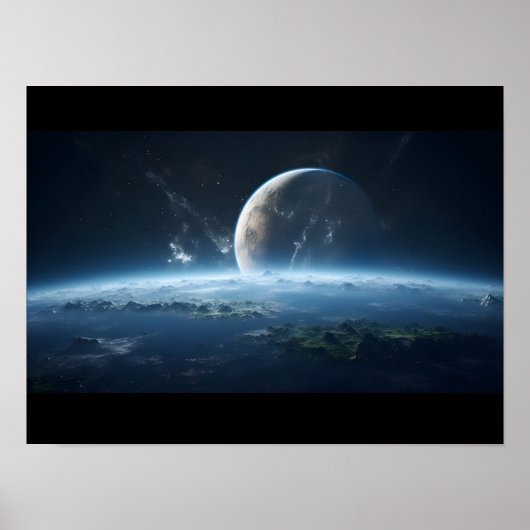 Ruimte-art 1 poster (Voorkant)