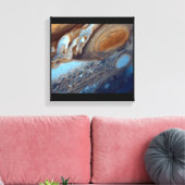 RUIMTE ART #37 Jupiter Sluiten Canvas Afdruk (Insitu (Woonkamer))