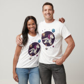 Ruimte Astronaut Eenhoorn (1) T-shirt (Unisex)