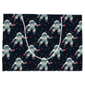 Ruimte Astronaut Groot Cadeauzakje (Achterkant)