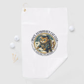 Ruimte Astronaut Kat Kat Vader Cadeau Idee - Ruimt Golfhanddoek (Insitu)
