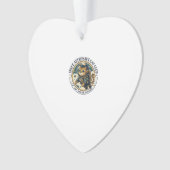 Ruimte Astronaut Kat Kat Vader Cadeau Idee - Ruimt Ornament (voorkant)