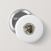 Ruimte Astronaut Kat Kat Vader Cadeau Idee - Ruimt Ronde Button 5,7 Cm (Voorkant /achterkant)