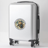 Ruimte Astronaut Kat Kat Vader Cadeau Idee - Ruimt Sticker (Koffer)