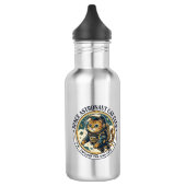Ruimte Astronaut Kat Kat Vader Cadeau Idee - Ruimt Waterfles (Links)