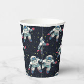 Ruimte Astronaut Papieren Bekers (Rechts)