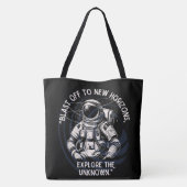 RUIMTE, ASTRONAUT, UFO, RAKETSCHEPEN, UNIVERSUM TOTE BAG (Achterkant)