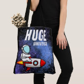RUIMTE, ASTRONAUT, UFO, RAKETSCHEPEN, UNIVERSUM TOTE BAG (Dichtbij)