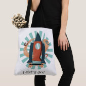RUIMTE, ASTRONAUT, UFO, RAKETSCHEPEN, UNIVERSUM TOTE BAG (Dichtbij)