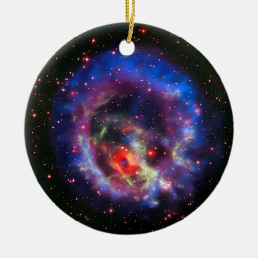 Ruimte, astronomie, supernova, sterrenstelsel, NAS Keramisch Ornament (Voorkant)