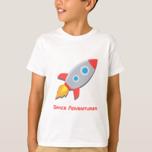 Ruimte avonturier, Buitenruimte, Raket Schip T-shirt