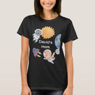 Ruimte Avontuur: Planeten en Astronauten moeder's T-shirt