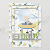 Ruimte-Baby-kaart 2 Kaart (Voorkant / Achterkant)