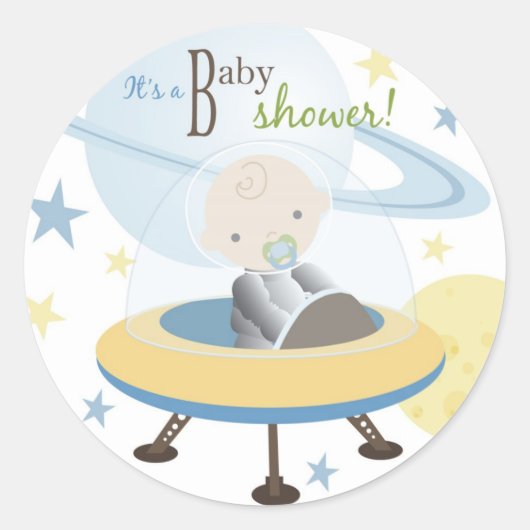 Ruimte Baby Nodig Sticker uit (Voorkant)