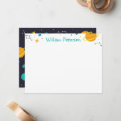 Ruimte  Bedankt Notitiekaartje (Voorkant / Achterkant in situ)