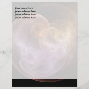 Ruimte Bloemen Briefhoofd Ontwerp