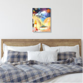 Ruimte boven en buiten (versie 3) canvas afdruk (Insitu (Slaapkamer))