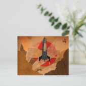  ruimte briefkaart (Staand voorkant)