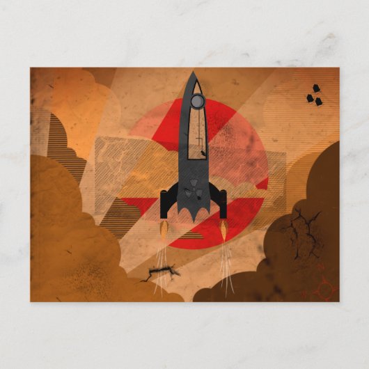  ruimte briefkaart (Voorkant)