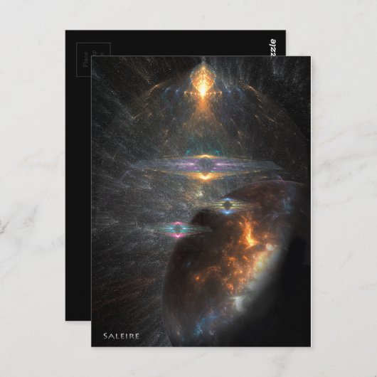 Ruimte Briefkaart (Voorkant / Achterkant)