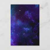 Ruimte bruiloft accommodaties. Nachtsterren. Moder Informatiekaartje (Achterkant)