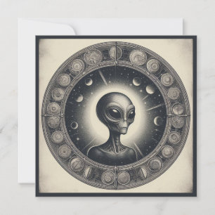  ruimte buitenaards Sci Fi illustratie ufo Kaart