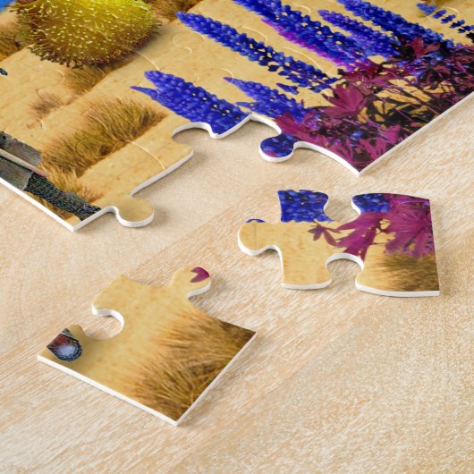 Ruimte buitenaardse legpuzzel planeet kinder jonge (Zijkant)