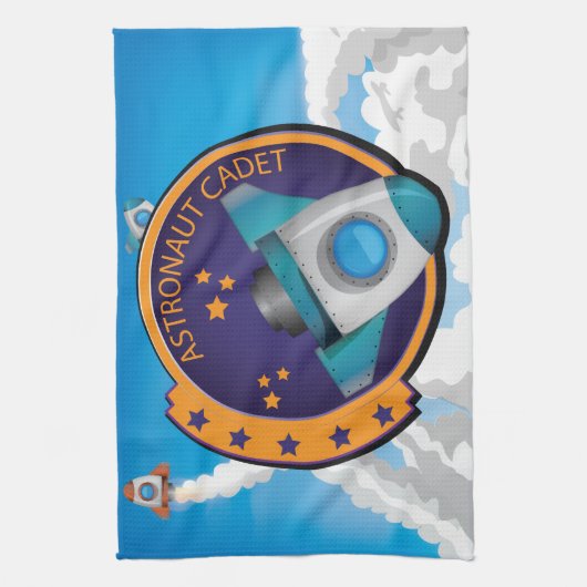 Ruimte Cadet Badge Theedoek (Verticaal)