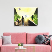 ruimte canvas afdruk (Insitu (Woonkamer))