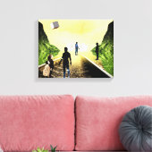 ruimte canvas afdruk (Insitu (Woonkamer))