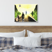 ruimte canvas afdruk (Insitu (Slaapkamer))