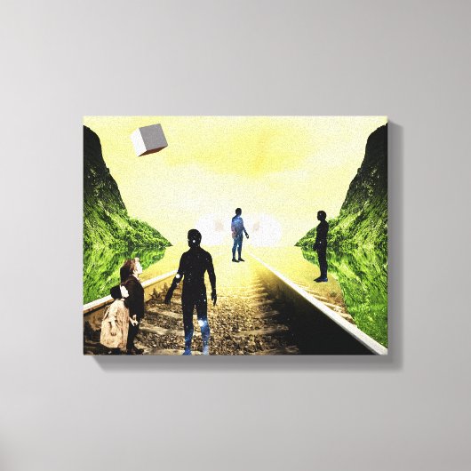 ruimte canvas afdruk (Voorkant)