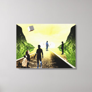 ruimte canvas afdruk