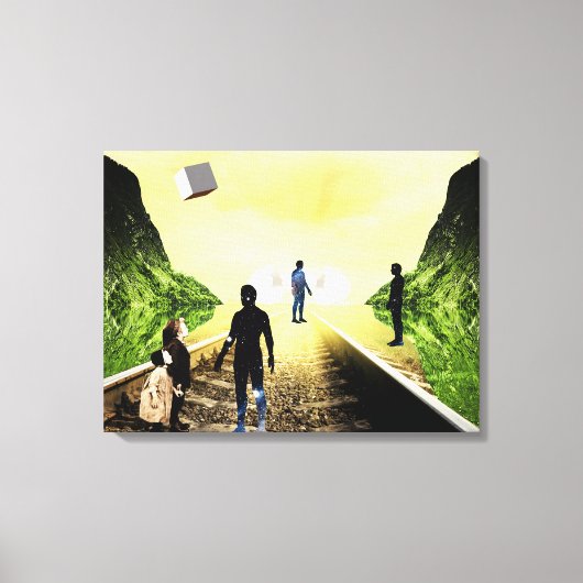 ruimte canvas afdruk (Voorkant)
