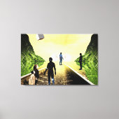 ruimte canvas afdruk (Voorkant)