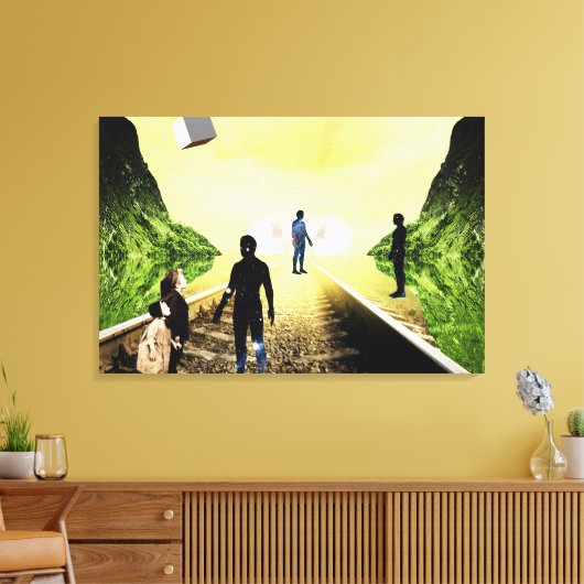 ruimte canvas afdruk (Insitu (Woonkamer))