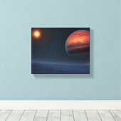 Ruimte canvas kunst (Insitu (Houten vloer))