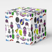 Ruimte-Cartoon Bedankdoosjes (Voorkant Zijde)